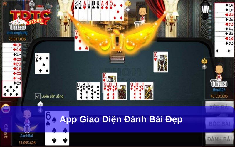 App chơi Phỏm giao diện đẹp
