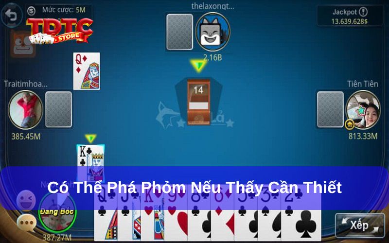 Cách tính toán trong đánh phỏm là gì? Bật mí kinh nghiệm hiệu quả 3 Chọn đúng thời điểm phá phỏm là chiến thuật hữu ích