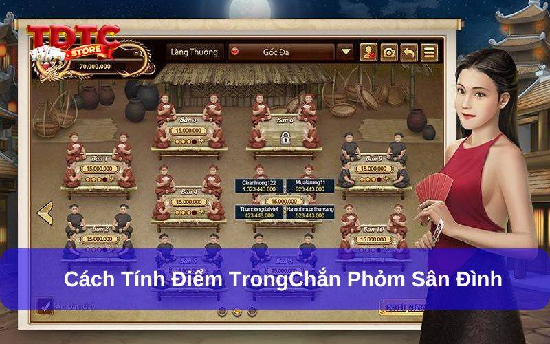 Điểm cược trong chắn được tính theo kiểu bài cụ thể
