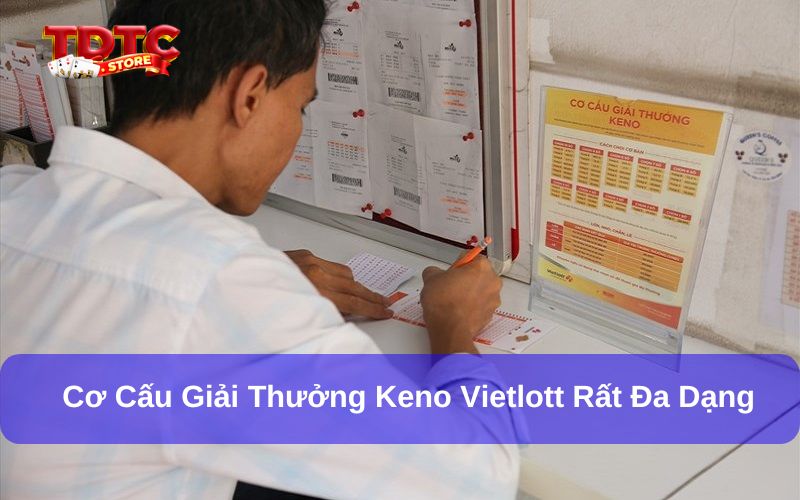 Tìm hiểu về cơ cấu giải thưởng Keno Vietlott mới nhất 2025 2 Cơ cấu giải thưởng Keno Vietlott rất đa dạng