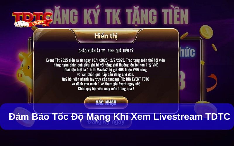 Xem livestream Thiên Đường Trò Chơi cần có đường truyền mạng tốt
