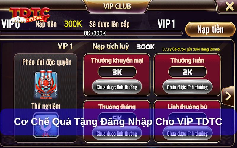 Quà tặng đăng nhập Thiên Đường Trò Chơi - Bonus khủng 2025 3 Quà tặng đăng nhập dành cho hội viên VIP