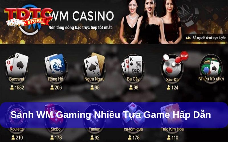 WM Gaming - Khám Phá Không Gian Giải Trí Casino Đỉnh Cao 2 WM Gaming cung cấp đa dạng trò chơi chất lượng
