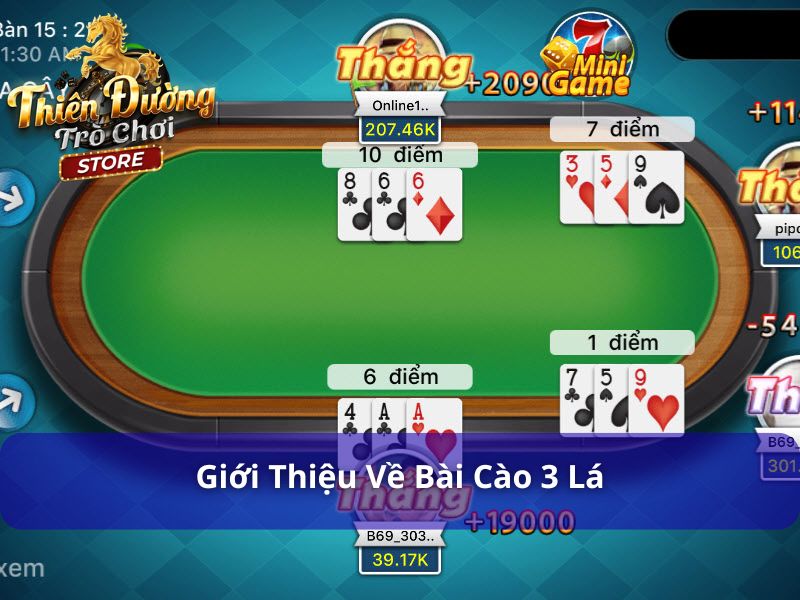 Cách Chơi Bài 3 Lá - Luật Và Mẹo Chơi Hiệu Quả Tại Tdtc 1 Bài cào 3 lá với giao diện hiện đại